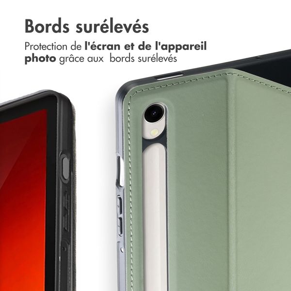 Accezz Coque tablette Classic Samsung Galaxy Tab S10 Ultra / Tab S9 Ultra - Vert