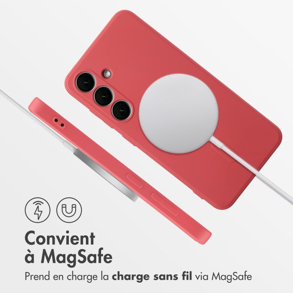 imoshion Coque Couleur avec MagSafe Samsung Galaxy S24 - Dusty Rose