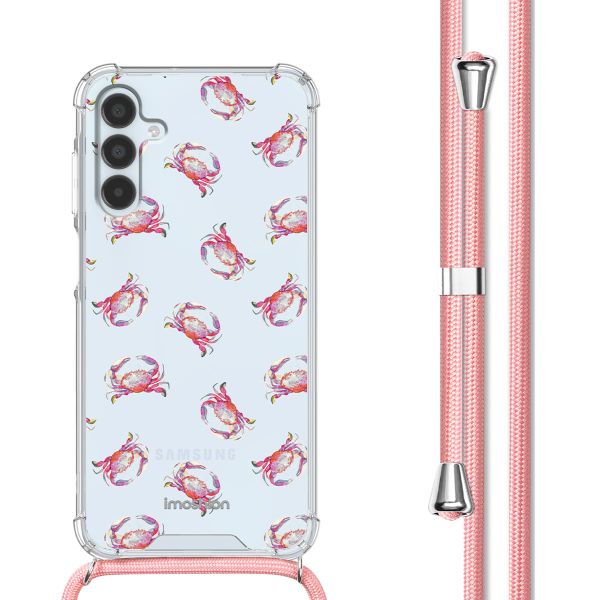 imoshion Coque Design avec cordon Samsung Galaxy A15 (5G/4G) - Crab Watercolor