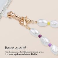 imoshion Ensemble de cordons de téléphone colorés avec perles – Rose