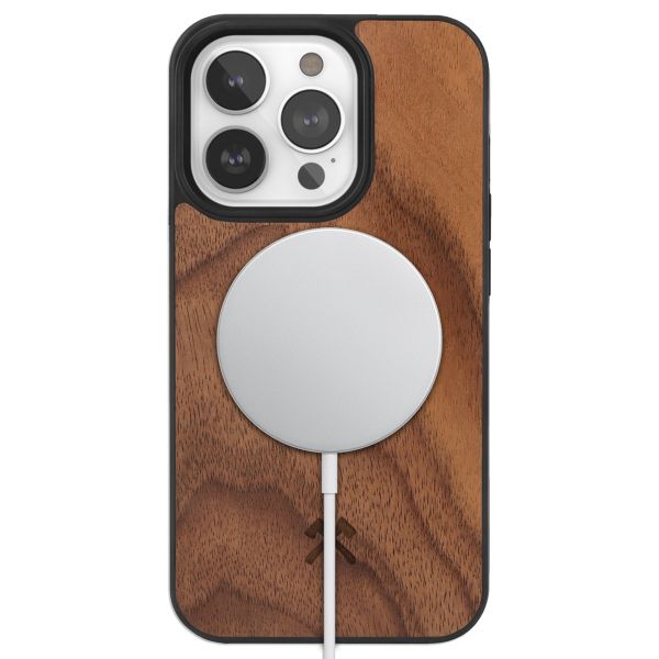 Woodcessories Coque Bumper MagSafe iPhone 15 Pro Max - Walnut