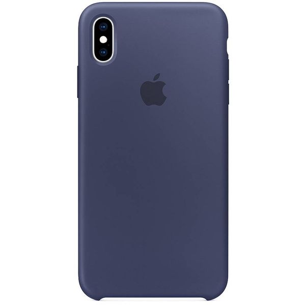 Apple Coque en silicone iPhone Xs Max - Midnight Blue