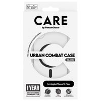 CARE by PanzerGlass Coque Urban Combat MagSafe iPhone 16 Plus- Transparent / Bleu