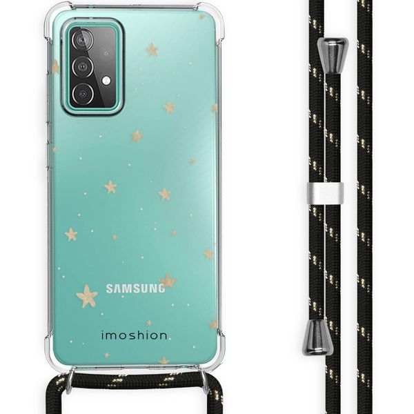 imoshion Coque Design avec cordon Samsung Galaxy A52(s) (5G/4G) - Stars Gold