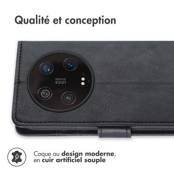 imoshion Étui de télephone portefeuille Xiaomi 13 Ultra - Noir