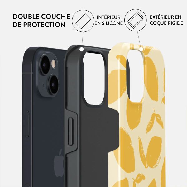 Burga Coque Tough MagSafe Apple iPhone 15 - Lemon Tart