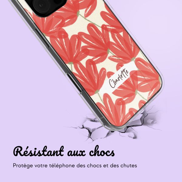 Coque avec votre propre photo et/ou texte Apple iPhone 16 Pro Max - Bloemen
