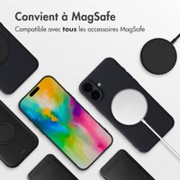 imoshion Coque Couleur avec MagSafe iPhone 16 - Noir