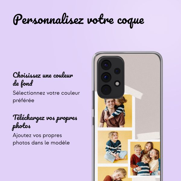 Coque personnalisée avec pellicule N°1 Samsung Galaxy A53 - Transparent