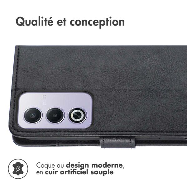 imoshion Étui de télephone portefeuille Oppo A80 5G - Noir