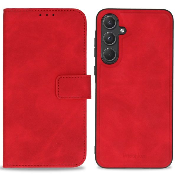 imoshion Etui de télephone luxe 2-en-1 amovible Samsung Galaxy A55 - Rouge