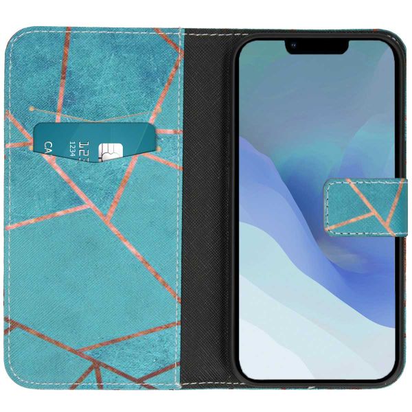 imoshion Coque silicone design iPhone 14 - Blue Graphic