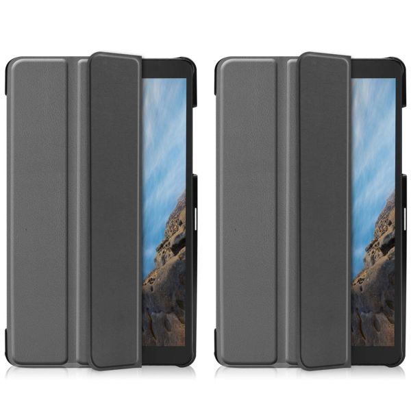 imoshion Coque tablette Trifold Galaxy Tab A 8.0 (2019) - Gris