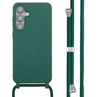 imoshion Coque en silicone avec cordon Samsung Galaxy S25 FE - Vert foncé