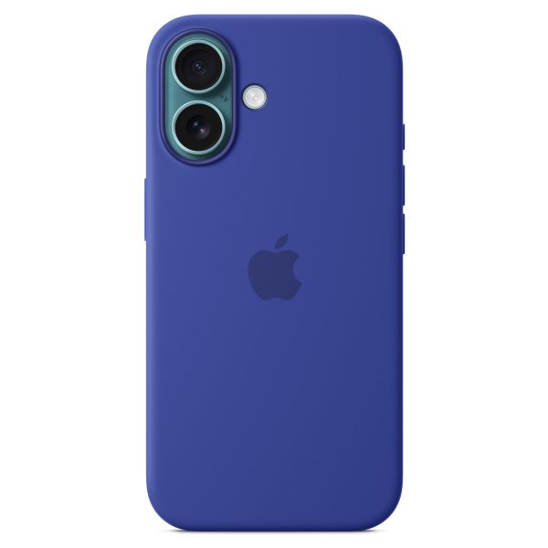 Apple Coque en silicone MagSafe Apple iPhone 16 - Ultramarine