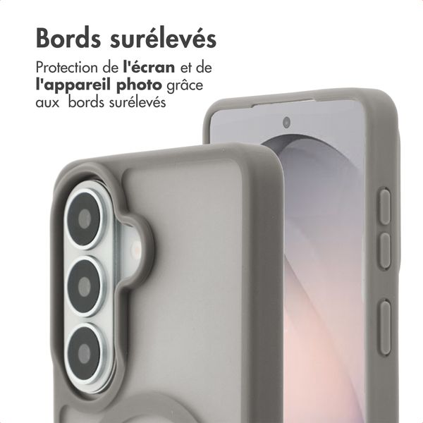 imoshion Coque Color Guard avec MagSafe Samsung Galaxy S26 - Gris