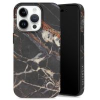 Selencia Aurora Coque Fashion Apple iPhone 14 Pro - Onyx Black Marble