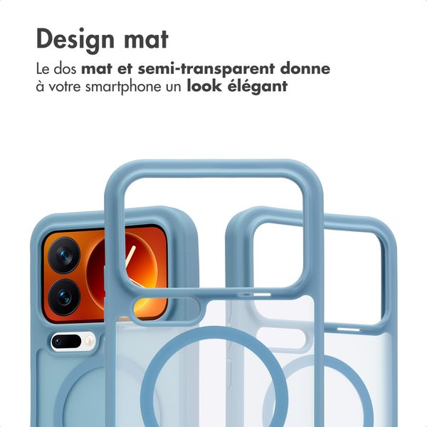 imoshion Coque Color Guard avec MagSafe Xiaomi 17 Pro Max - Bleu clair