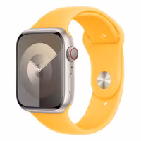 Apple 3 Pack Bracelet Sport pour Apple Watch | 44/45/46/49 mm - Taille M/L - Winter Blue / Succulent / Sunshine