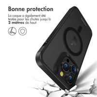 Accezz Coque Givrée Robuste avec MagSafe iPhone 14 Pro Max - Noir