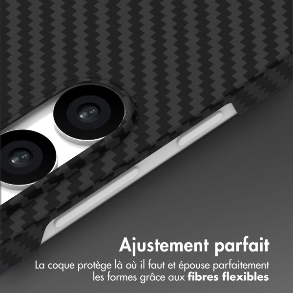 Accezz Coque Kevlar® MagSafe Samsung Galaxy S24 - Noir