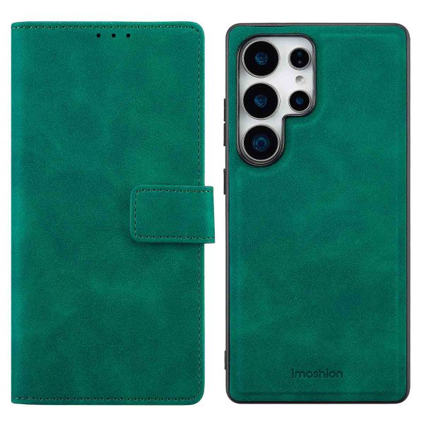 imoshion Etui de télephone luxe 2-en-1 amovible Samsung Galaxy S25 Ultra - Vert foncé