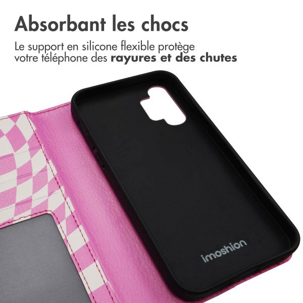 imoshion Étui de télephone portefeuille Design Samsung Galaxy A32 (5G) - Retro Pink