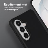 imoshion Coque arrière Color avec cordon amovible et MagSafe Samsung Galaxy S26 - Noir