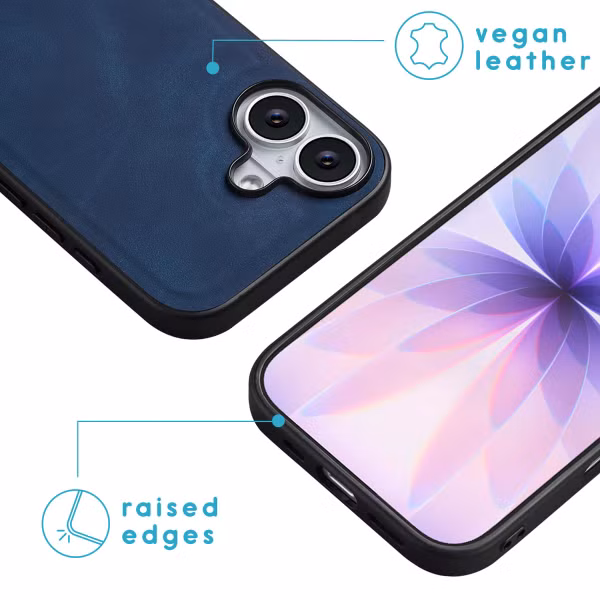 imoshion Etui de télephone luxe 2-en-1 amovible Apple iPhone 17 - Bleu