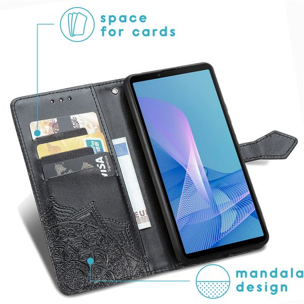 imoshion Etui de télephone Mandala Sony Xperia 10 III - Noir