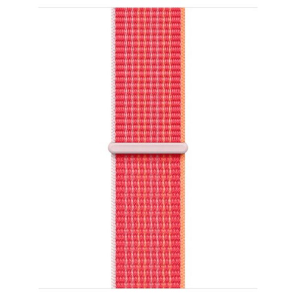 Apple Bracelet Sport Loop Apple Watch Series 1 t/m 9 / SE (38/40/41 mm) | Series 10 / 11 (42 mm) - Red & Colour
