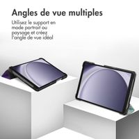 imoshion Coque tablette Design Trifold Samsung Galaxy Tab A11 / A9 8.7 pouces - Space