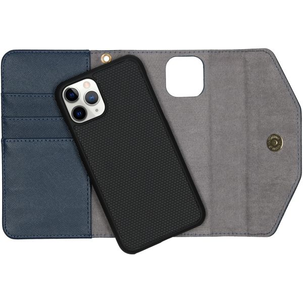 iDeal of Sweden Mayfair Clutch iPhone 11 Pro - Bleu foncé