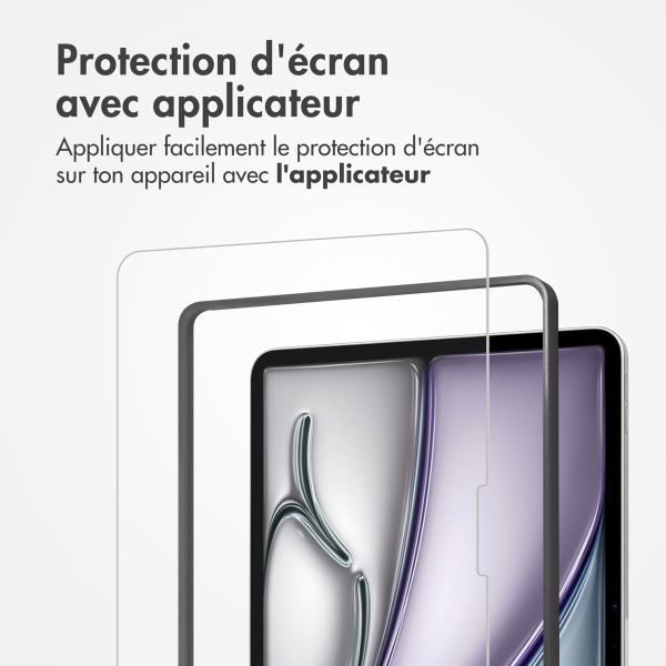 Accezz Protection d'écran en verre trempé avec applicateur Apple iPad Pro 11 (2025) M5 / (2024) M4