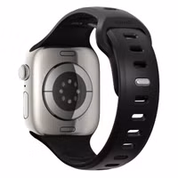 Nomad Bracelet Tempo en silicone Apple Watch Series 1 - 11 / SE / Ultra (44/45/46/49 mm) - Wide fit - Black