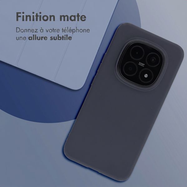 imoshion Coque Couleur Xiaomi Redmi Note 15 Pro Plus (5G) - Bleu foncé