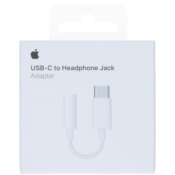 Apple Adaptateur de connexion audio USB-C vers Jack 3,5 mm - Blanc