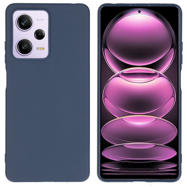 imoshion Coque Couleur Xiaomi Redmi Note 12 Pro / Xiaomi Poco X5 Pro 5G - Bleu foncé