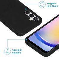 imoshion Etui de télephone luxe 2-en-1 amovible Samsung Galaxy A25 (5G) - Noir