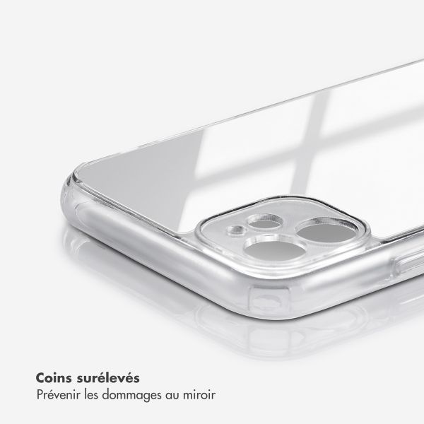 Selencia Coque Mirror iPhone 11 - Coque avec miroir - Argent