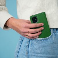 imoshion Étui de télephone portefeuille de luxe Apple iPhone SE (2022 / 2020) / 8 / 7 / 6(s) - Vert