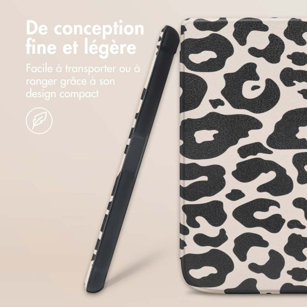 imoshion Slim Soft Sleepcover Kobo Clara 2E / Tolino Shine 4 - Leopard