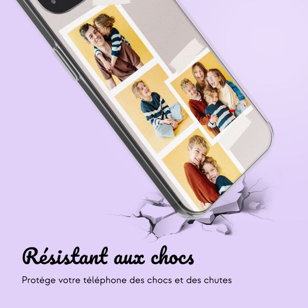 Coque personnalisée avec pellicule N°1 iPhone 13 - Transparent