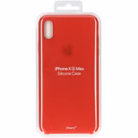 Apple Coque en silicone Apple iPhone Xs Max - Rouge