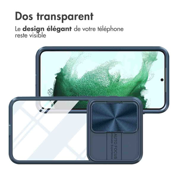 imoshion Coque arrière Camslider Samsung Galaxy S23 - Bleu foncé