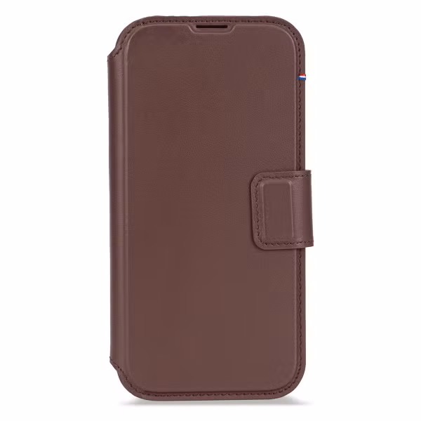 Decoded Portefeuille détachable 2 en 1 en cuir MagSafe Apple iPhone 17 - Chocolate Brown