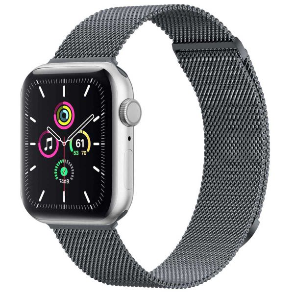 imoshion Bracelet magnétique milanais Apple Watch Series 1 á 10 / SE / Ultra (2) (44/45/46/49 mm) - Taille S - Gris