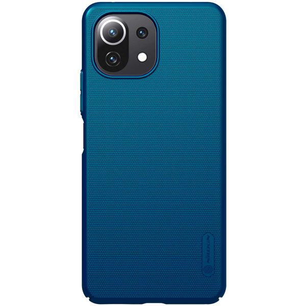 Nillkin Coque Super Frosted Shield Xiaomi Mi 11 Lite (5G/4G) / 11 Lite 5G NE - Bleu