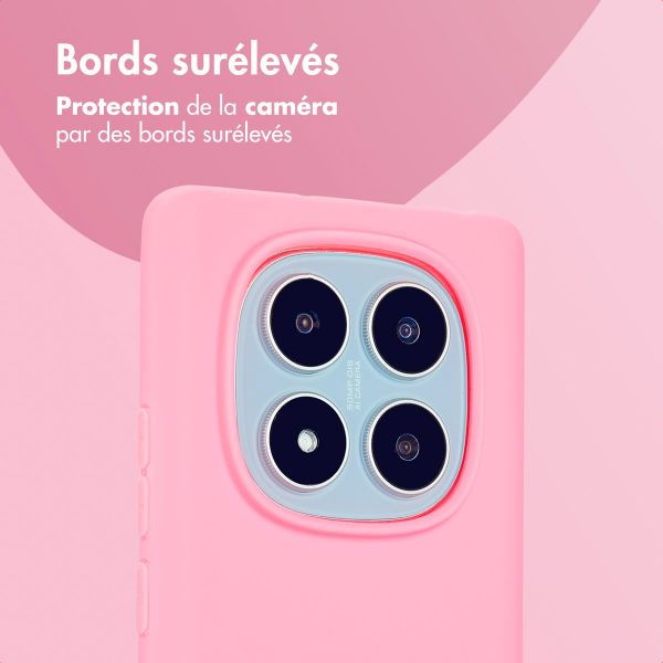 imoshion Coque Couleur Xiaomi Redmi Note 14 Pro (5G) - Bubblegum Pink