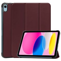 imoshion Coque tablette Trifold Apple iPad 11 (2025) 11 pouces A16 / iPad 10 (2022) 10.9 pouces - Bordeaux